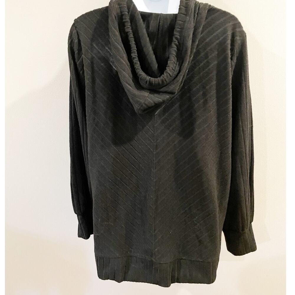 Nine West Black Pullover Oversized Sweater Sweatshirt Size XL - Picture 3 of 9